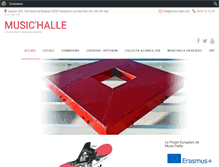 Tablet Screenshot of music-halle.com